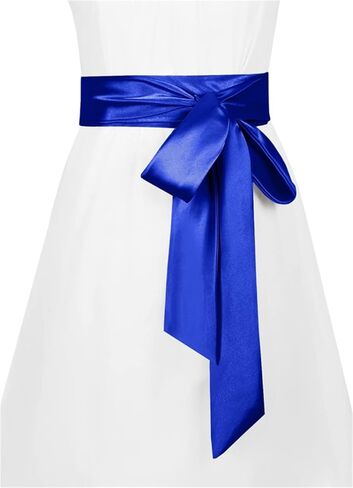 حزام الوشاح الساتين لزفاف الزفاف وصيفات الشرف مناسبة خاصة حزام 2.5 '' in Kuwait