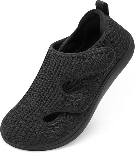 LeIsfIt Diabetic Shoes for Women Adjustable Extra Wide Barefoot Walking Shoes for Swollen Arthritis Edema Feet Wide Width Zero Drop Sole in Saudi Arabia