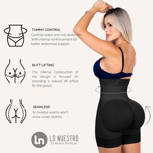 LO NUESTRO Faja Shorts Tummy Control Butt Lift Bbl Shorts Colombian Faja Strapless Faja Short Faja Control de Abdomen in Saudi Arabia
