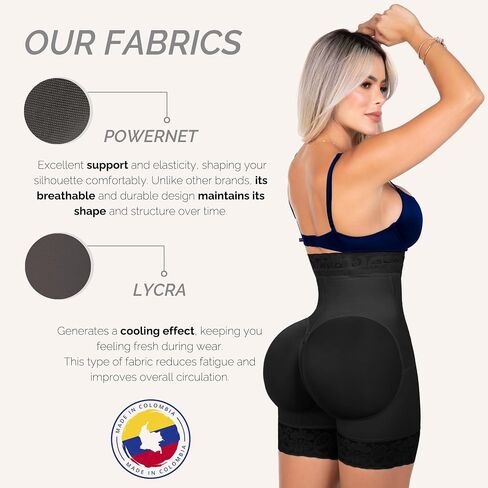 LO NUESTRO Faja Shorts Tummy Control Butt Lift Bbl Shorts Colombian Faja Strapless Faja Short Faja Control de Abdomen in Saudi Arabia