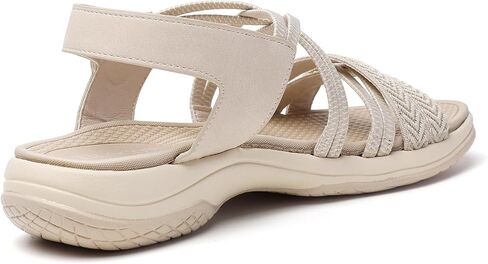 Tilocow Hiking Sandals Womens Comfor Open toe Sport Elastic Walking Shoes With Adjustable Straps Summer Casual Platform Athletic in Saudi Arabia