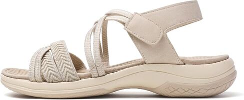 Tilocow Hiking Sandals Womens Comfor Open toe Sport Elastic Walking Shoes With Adjustable Straps Summer Casual Platform Athletic in Saudi Arabia