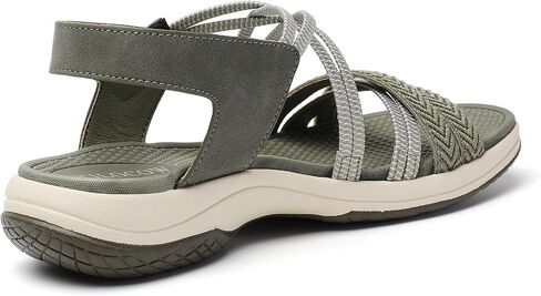 Tilocow Hiking Sandals Womens Comfor Open toe Sport Elastic Walking Shoes With Adjustable Straps Summer Casual Platform Athletic in Saudi Arabia