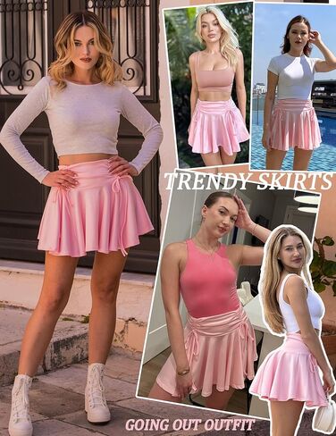 Avidlove نساء مطوي تنورة مصغرة y2k الرباط تنانير قصيرة rouched skater تنورة in Kuwait