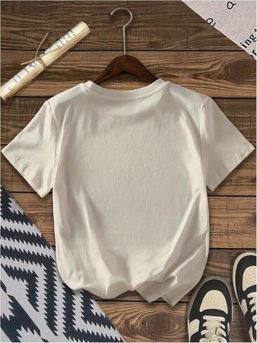 SOLY HUX Women's Vintage T-Shirt Short Sleeve Leopard Graphic Tees Crew Neck Streetwear Shirts in Saudi Arabia