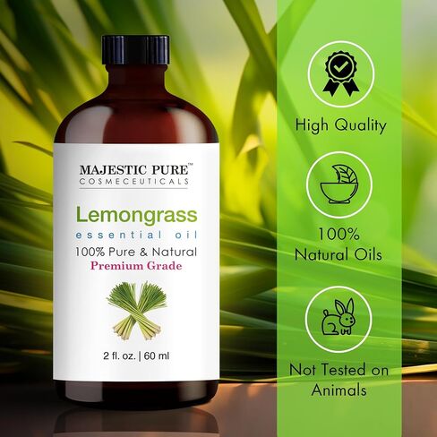 MAJESTIC PURE Tea Tree Essential Oil | 100% Pure and Natural Tea Tree Oil | Premium Grade Essential Oils for Hair Care, Home Diffusers, Skin, Aromatherapy, Massage and Humidifiers | 2 Fl Oz in Kuwait