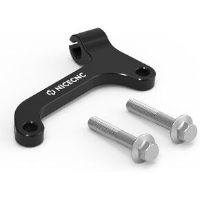 Clutch Cable Bracket with Long Bolt Compatible with Honda Sportrax 450 TRX450R 2x4 2004 2005 Black, 6061-T6 Aluminum, Replacement for 22838-HP1-670