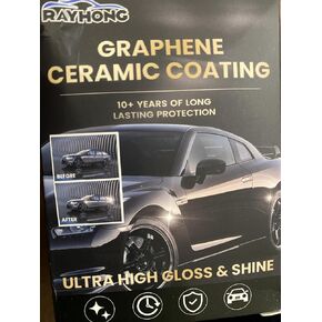 10 + Years Graphene Nano Ceramic Coating Advanced Technology Hydrophobic & Slickness UV Paint Protection,Waterproof 70ml