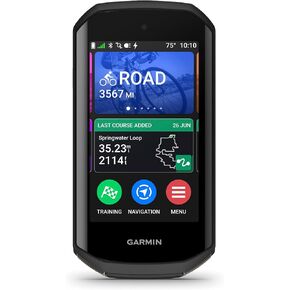 Garmin Edge 1050®، كمبيوتر ممتاز لركوب الدراجات، شاشة لمس ملونة زاهية، مكبر صوت مدمج، ميزات التدريب المتقدم والركوب الجماعي، تنبيهات مخاطر الطريق