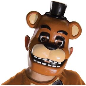 ليالي Rubies Finy Five في Mask Half Freddy لحفلات ذات طابع تحت عنوان Halloween