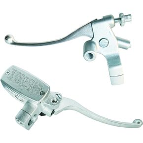 Left & Right Brake Master Cylinder Clutch Levers Compatible with Honda VT600 VT750 VF750 VT1100 VT1300 VTX1300 Part # 45510-MFR-305 53172-MR1-000 53178-MAH-000 Black