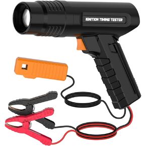 Timing Light Automotive 12V Engine Ignition Timing Light for 2&4 Stroke Petrol Engine Strong Flash & Multi-Protection Inductive Timing Lights for Car, Motorcycle