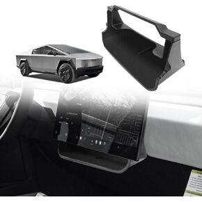Bestevmod Center Center Console Tresanizer Tray متوافق مع Chevy Blazer EV 2025 2024 2023 الملحقات الداخلية REMSREST BOX ABS Material مع PVC TRIM & REMOVALE COIN (RED)