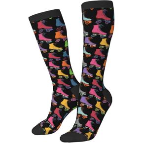 Unisex Novelty Socks for Women Men Teens Soft Knee High Crew Socks Party Daily Wear Dress Sock