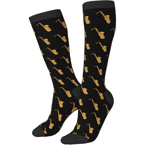 Unisex Novelty Socks for Women Men Teens Soft Knee High Crew Socks Party Daily Wear Dress Sock