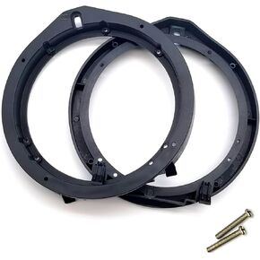 2 PCS Car Speaker Adapter Bracket, 6.5 Inch ABS Speaker Mounting Gasket, Speaker Adapter Spacer Ring Compatible with Civic/Accord/CR-V 2006-2013