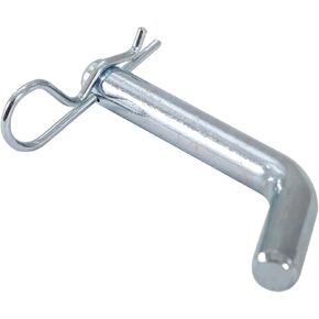 NRC&XRC Trailer Hitch Pin and Clip, 5/8 Inch Pin Diameter,Sliver, Fits 2 Inch Receiver (1pc)