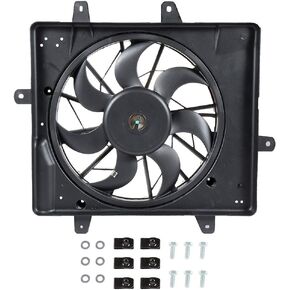 مروحة تبريد Scitoo Radiator Condenser متوافقة مع 2001-2008 لـ Chrysler PT Cruiser 2.4L