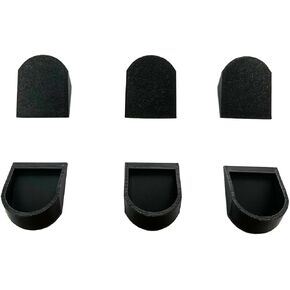 6Pcs Bumper Bolt Caps for 4runner Dust Covers Rear Bumper Bolt Cover Set Accessories for 5th gen Toyota,Black