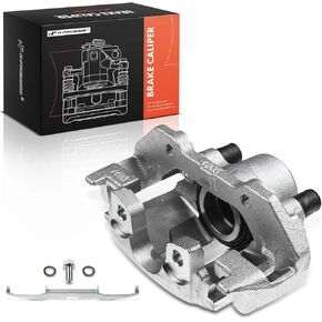 A-Premium Disc Brake Caliper Assembly with Bracket Compatible with Select Mercedes-Benz, Freightliner and Dodge Models - Sprinter 2500 2002-2006, Sprinter 3500 05-06, Sprinter, 2.7L - Rear Passenger