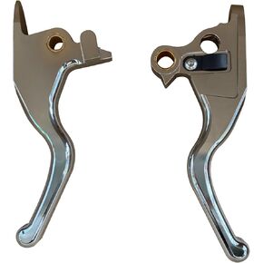 دراجة نارية 3 إصبع القابض رافعة الفرامل CNC القابض يدوي القابض القصير القصير ملائمة لعام 2015-2024 هارلي منخفض رايدر/S Softail Sport Street Bob (Red)