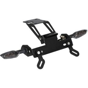 License Plate Holder Rear Fender Eliminator Tail Tidy LED Indicator Turn Signal Blinker Kit Compatible with Z650 ER650 NINJA650 EX650 2017-2024, Clear