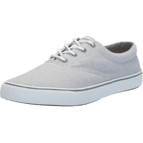 Sperry Mens Shoes Men's Striper II CVO SeaCycled Sneaker, GREY CHAMBRAY, 9.5