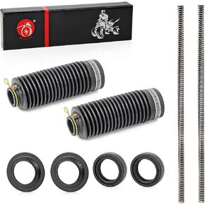 شوكة شوكة شوكة شوكة وختم لـ Honda 1985-2013 XR100R CRF100F Front Fork Dust Seal Kit & Fork Boot