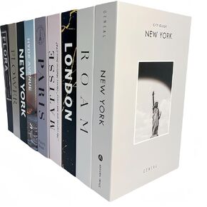 9 Pack Decorative Books | Ediactcyl Decorative Books for Home Decor | Fake Book Creative for Bookshelf Living Room Decor