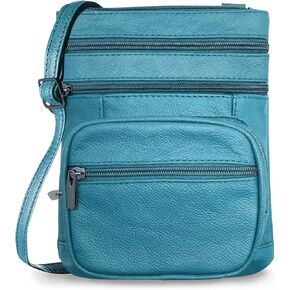 Ciana Genuine Leather Cross Body Bags Purse for Women, Purses Women's Shoulder Sling Handbags Soft Purse