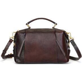 Genuine Leather Crossbody Bags for Women Wristlets Handbags Purse Small Satchel Clutch Shoulder Bag