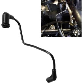 Automotive Replacement Fuel Hoses, 17113556 Fuel Pressure Vacuum Hose, High Temperature Resistant Rubber Hose for 4.8L 5.3L 6.0L Engine, Compatible with GMC Chevrolet Silverado Series (Black)