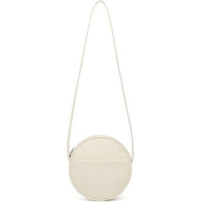 حقيبة Circle Crossbody للنساء محفظة دائرة نايلون مع أحزمة الكتف القابلة للتعديل سستة