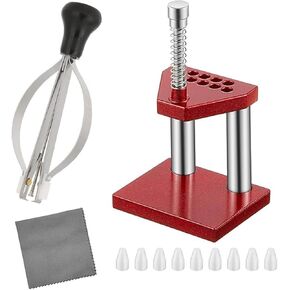 Watch Hands Repair Tool Kit with Removal and Press Tools, Watchmaker Watch Hand Presto Presser Lifter Puller Plunger Remover, Wristwatch Hand Setting Tools