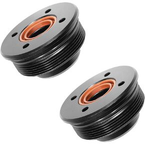 Trim Tilt Cap with Seals 61A-43811-00-00 Fit for Yamaha 200-225-250-300 HP V6 3.3L End Cap Tilt Cylinder, Pack of 2