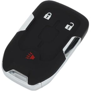X AUTOHAUX Key Shell Case Keyless Entry Remote Key Fob Replacement Case for GMC Terrain 2018-2022 for GMC Acadia 2017-2020 3 Buttons HYQ1AA HYQ1AS HYQ1EA