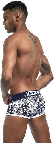JOCKMAIL Men's Cotton Briefs Boxer Short Underwear Sexy Hot Leaf Printed Low Rise Men's Panties Sport Trunk in Saudi Arabia