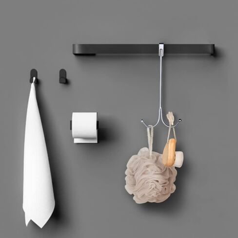 2 Pack Long 11 inch Over The Door Hooks, Sturdy Hooks for Hanging Can Be Hung On The Door Hanger Over The Door Organizer Perfect for Hanging Clothes Towels Hats in Saudi Arabia