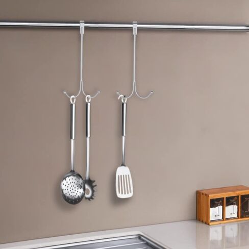 2 Pack Long 11 inch Over The Door Hooks, Sturdy Hooks for Hanging Can Be Hung On The Door Hanger Over The Door Organizer Perfect for Hanging Clothes Towels Hats in Saudi Arabia