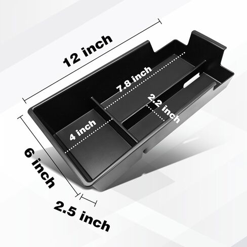 Bestevmod Center Center Console Tresanizer Tray متوافق مع Chevy Blazer EV 2025 2024 2023 الملحقات الداخلية REMSREST BOX ABS Material مع PVC TRIM & REMOVALE COIN (RED) in Kuwait