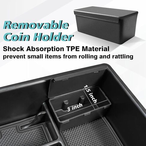 BestEvMod for 2026+ Tesla Model Y Juniper/2026 2025 2024+ Model 3 Highland Upgrade Under Screen Storage Strong Magnet Install No Tape Needed with Protective Edge for Screen Corners OEM Design in Kuwait