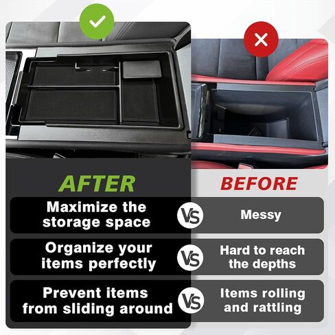 BestEvMod for 2026+ Tesla Model Y Juniper/2026 2025 2024+ Model 3 Highland Upgrade Under Screen Storage Strong Magnet Install No Tape Needed with Protective Edge for Screen Corners OEM Design in Kuwait