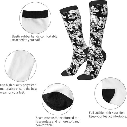 Unisex Novelty Socks for Women Men Teens Soft Knee High Crew Socks Party Daily Wear Dress Sock in Saudi Arabia