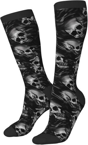 Unisex Novelty Socks for Women Men Teens Soft Knee High Crew Socks Party Daily Wear Dress Sock in Kuwait