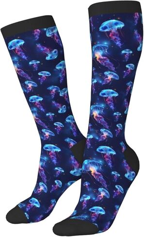 Unisex Novelty Socks for Women Men Teens Soft Knee High Crew Socks Party Daily Wear Dress Sock in Kuwait