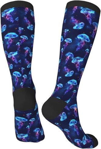 Unisex Novelty Socks for Women Men Teens Soft Knee High Crew Socks Party Daily Wear Dress Sock in Kuwait