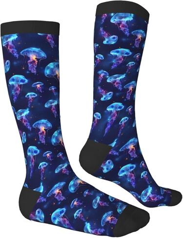 Unisex Novelty Socks for Women Men Teens Soft Knee High Crew Socks Party Daily Wear Dress Sock in Kuwait