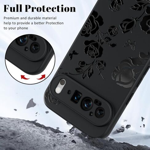 حافظة MINSCOSE متوافقة مع هاتف Google Pixel 8A مقاس 6.1 بوصة، تصميم صلب أسود رائع على شكل فراشة لطيفة، حافظة هاتف بناتي رفيعة وناعمة من السيليكون، غطاء واقٍ مقاوم للصدمات للنساء والفتيات-فراشة in Kuwait