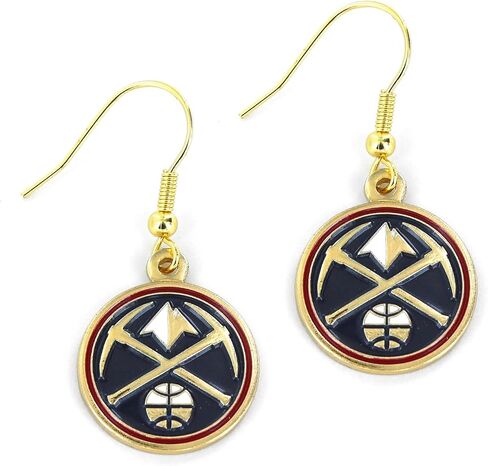 Aminco NBA Houston Rockets Logo Dangle Earrings,Team Color,OS in Saudi Arabia