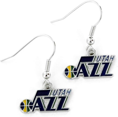 Aminco NBA Houston Rockets Logo Dangle Earrings,Team Color,OS in Saudi Arabia